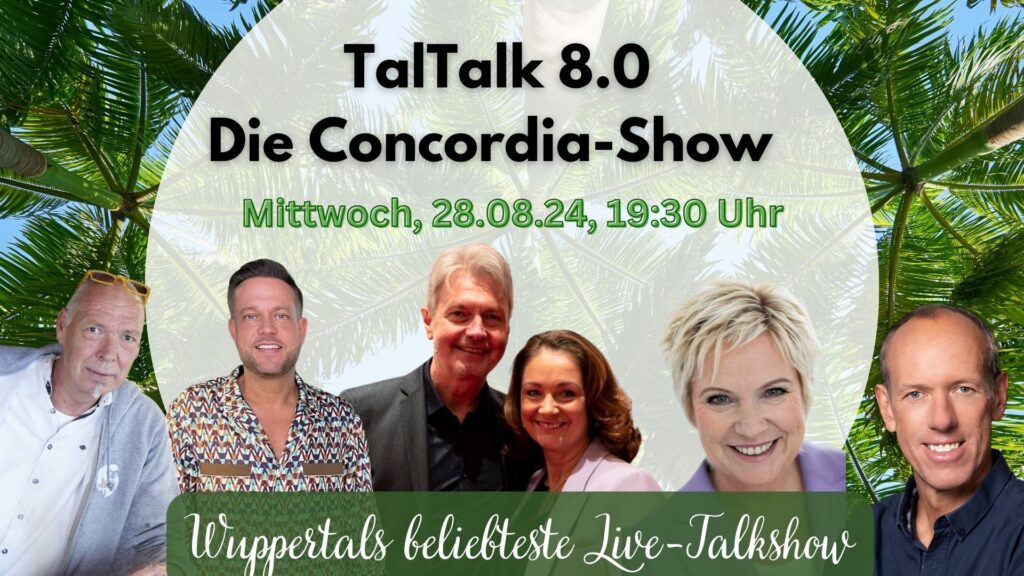 TalTalk 8.0 Live Talkshow in Wuppertal mit Biggi Lechtermann, Dennis Kessmeyer, Martin Schneider, Lothar Noll