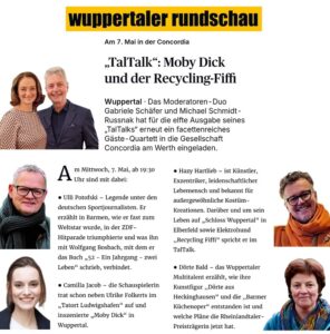 wuppertaler rundschau concordia wuppertal taltalk moby dick reycling fiffi