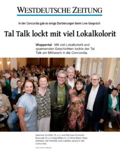 wz artikel tal talk lockt mit viel lokalkolorit taltalk 11 mai 2025