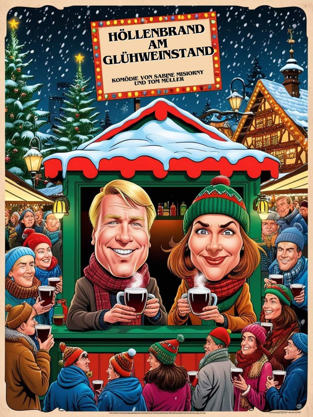 stößels komödie on tour Höllenbrand am Glühweinstand Concordia Wuppertal Weihnachtskomödie November Dezember 2025