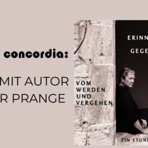peter prange talk wuppertal studio concordia aller erinnerung ist gegenwart buch