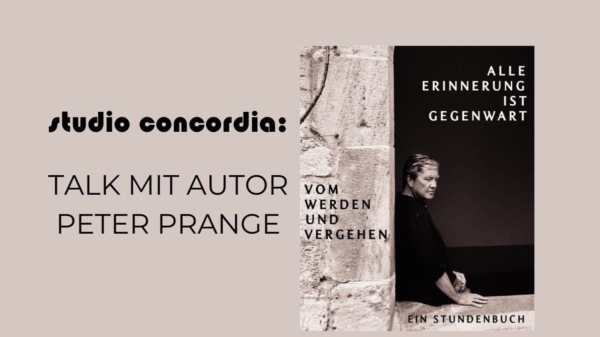 peter prange talk wuppertal studio concordia aller erinnerung ist gegenwart buch