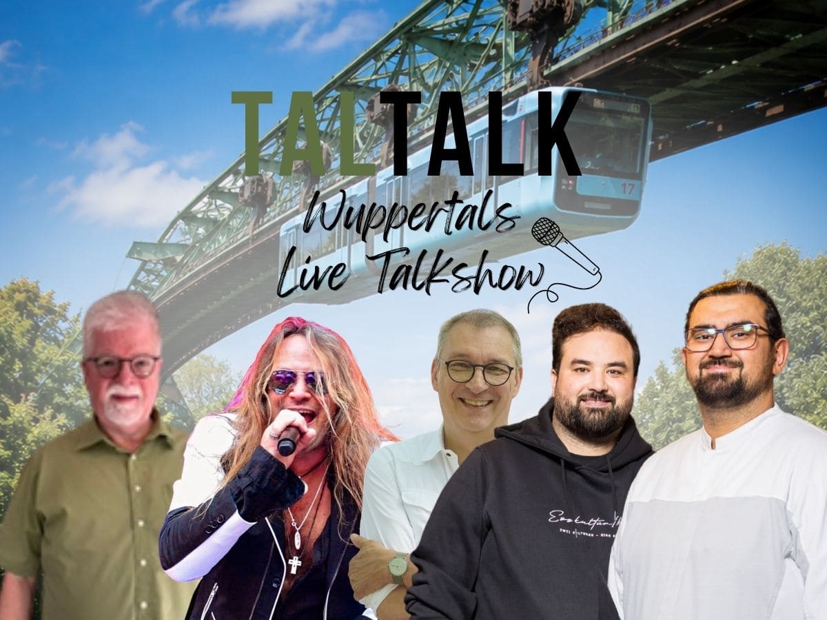 taltalk live talkshow wuppertal concordia 03.09.2026 ede wolf esskultürk bruno hensel stefan steve mageney