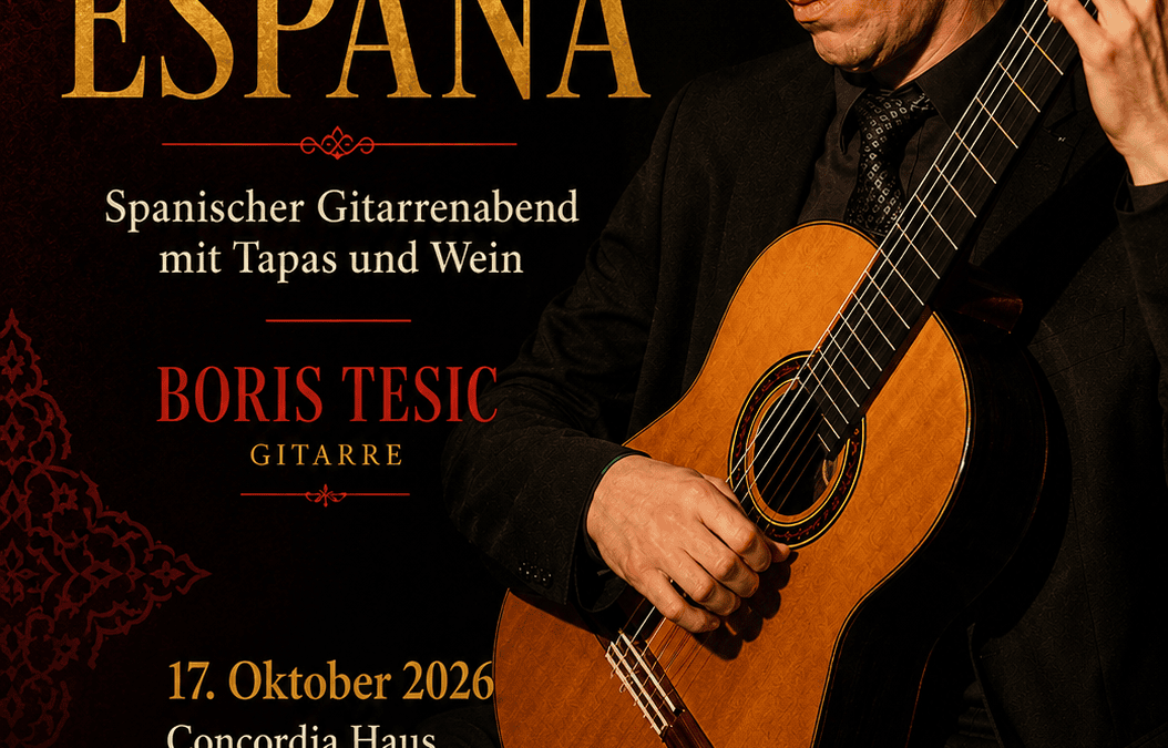 Viva España – Spanischer Gitarrenabend mit Tapas und Wein