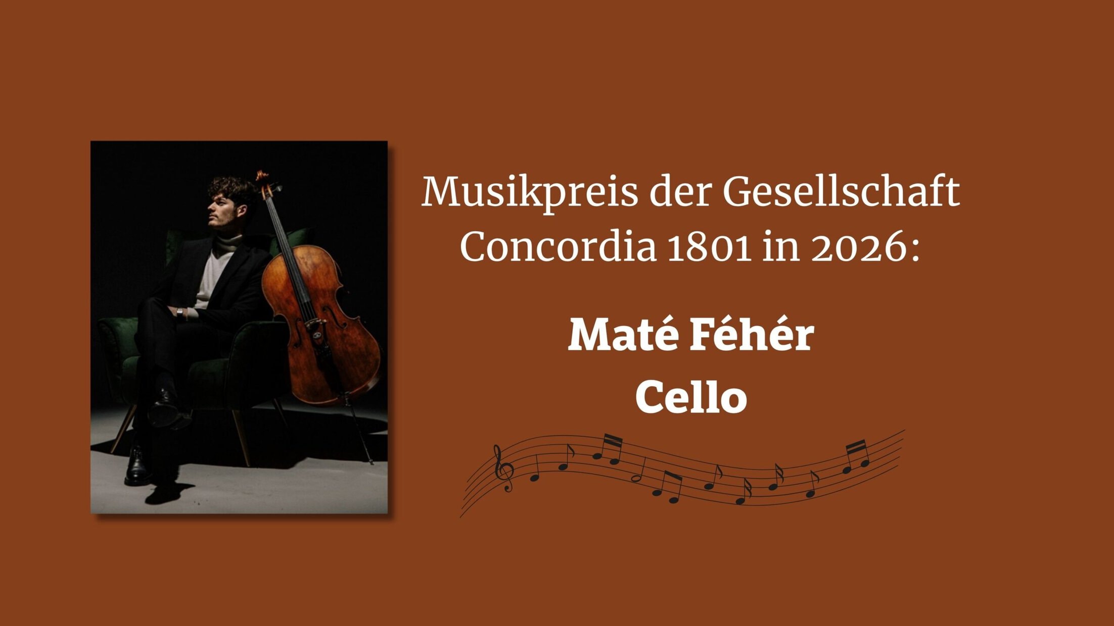 maté féhér cello musikpreis 2026 der gesellschaft concordia 1801
